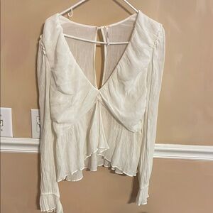 Free People white Blouse